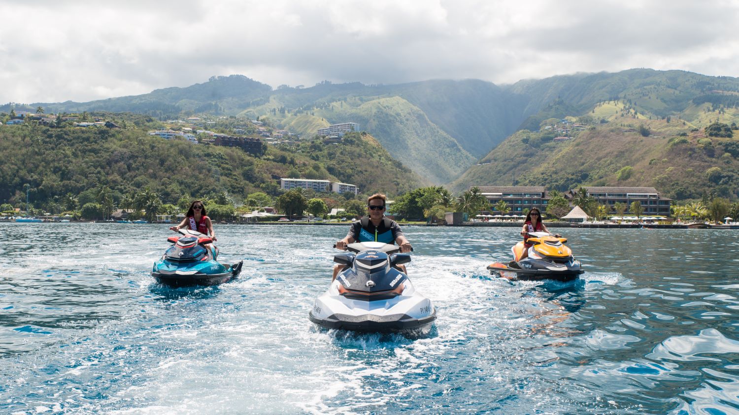 Jet Ski lagoon tour in Tahiti