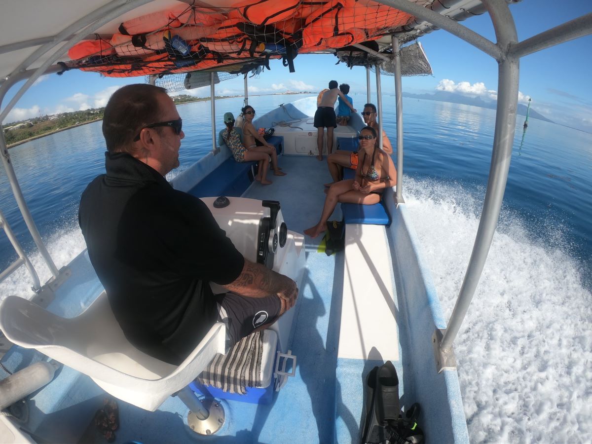 Boat excursions in Tahiti