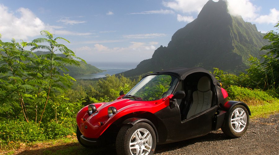 Visite guidée de l'île de Moorea avec votre Fun Roadster